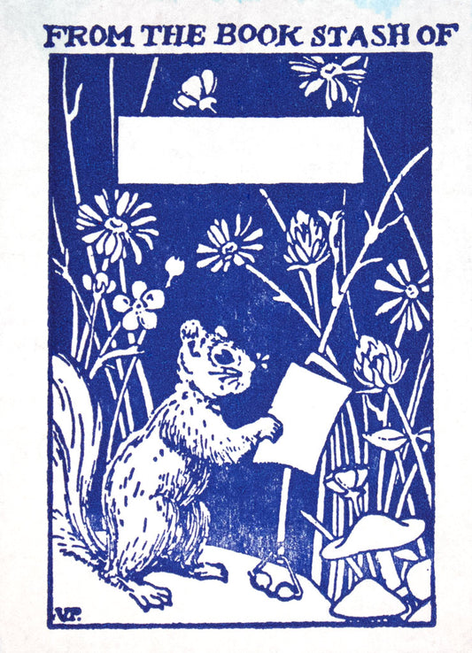 Squirrel Bookplate